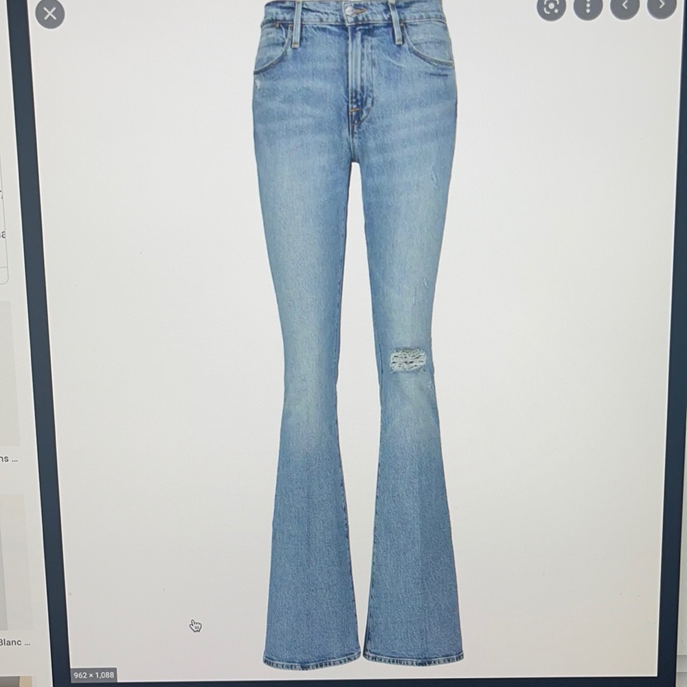 Frame Jeans size 26, style le high flare.